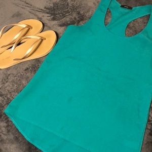 Teal tank top size XS